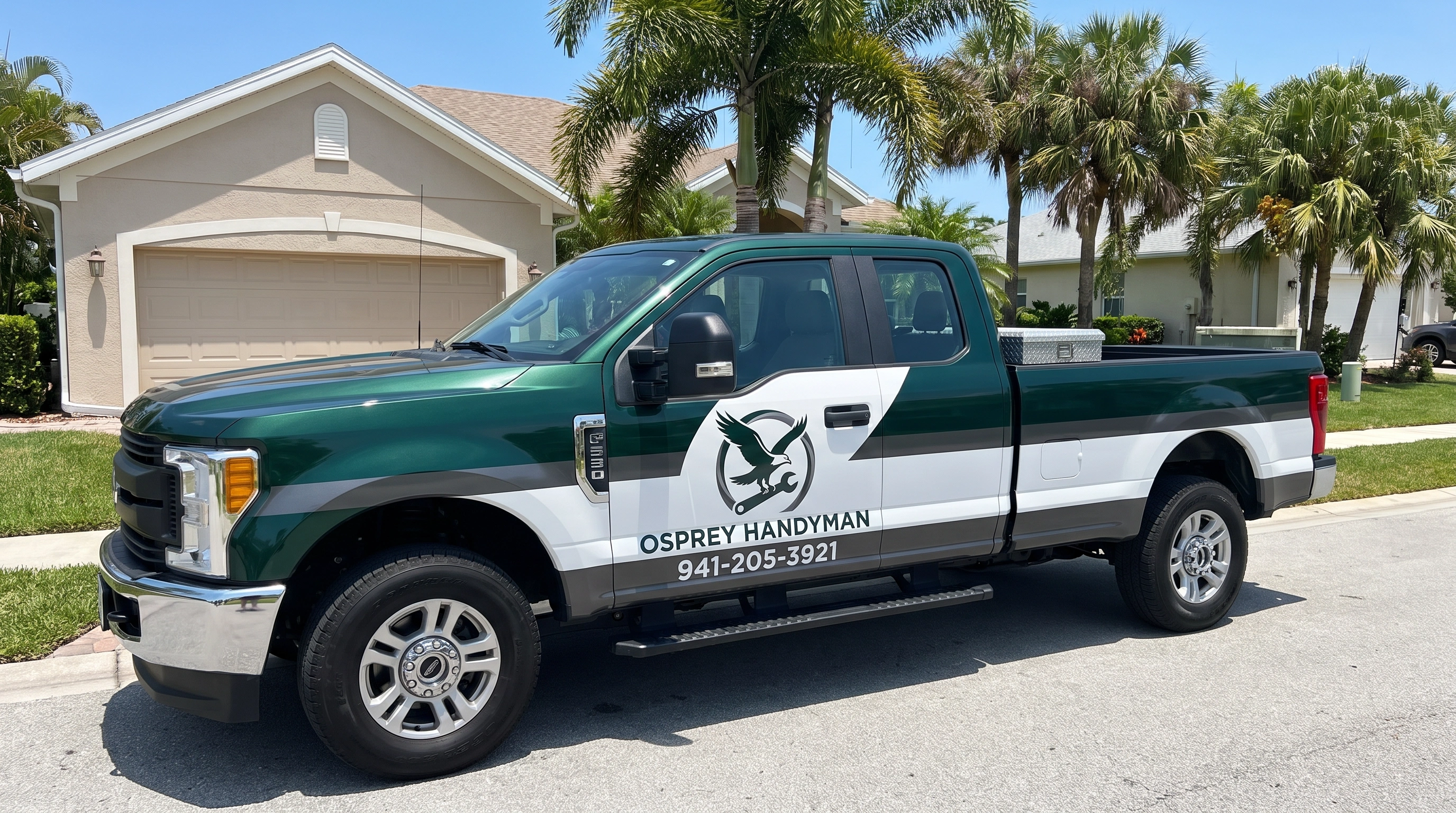 Handyman working on home repair in Sarasota FL